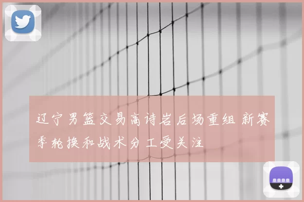 辽宁男篮交易高诗岩后场重组 新赛季轮换和战术分工受关注